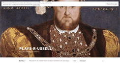 Desktop Screenshot of plays-r-ussell.com